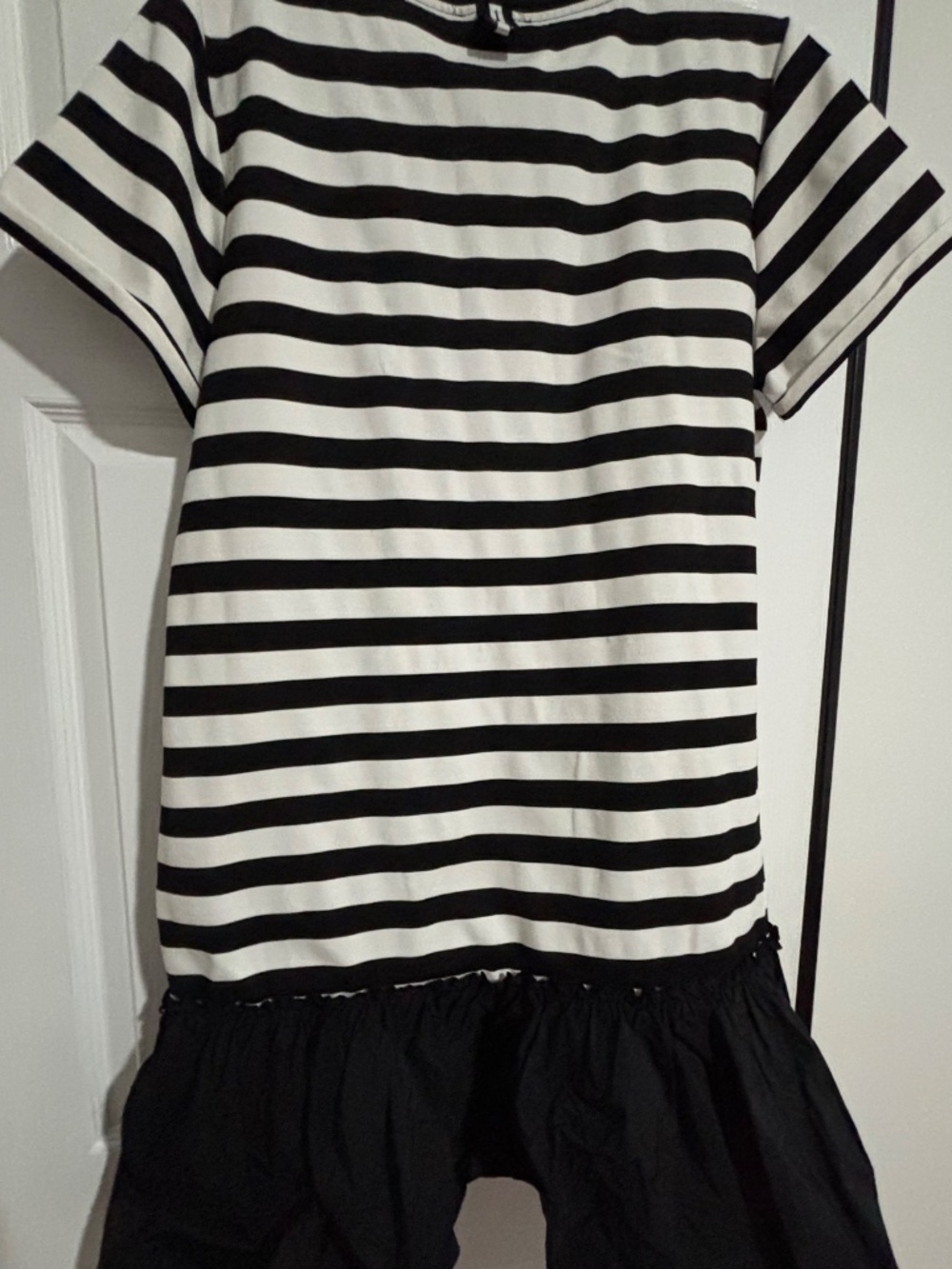 Karl Lagerfield striped dress with ruffle hem - Picture 10 of 10